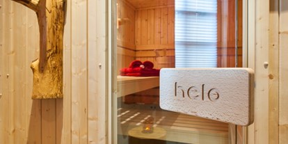 Hüttendorf - Safe - Sachsen-Anhalt - Jedes Chalet hat eine eigene Sauna. - Chalets zum Ilsetal