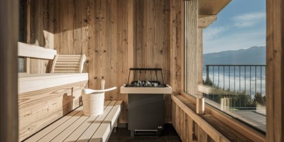 Hüttendorf - Terrasse - Mühlbach - Spinges - Private Sauna. - Ferienhütten Tirol