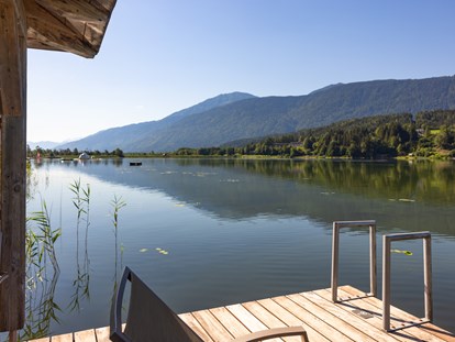 Hüttendorf - Umgebungsschwerpunkt: Fluss - Kärnten - Privat Beach - Lake Resort Pressegger See