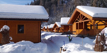 Hüttendorf - Fahrradgarage: im Chalet - Skigebiet Schmittenhöhe - Winter - Feriendorf Oberreit