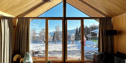 Hüttendorf - Schwerpunkt: Skiurlaub - Wohnzimmer - Luxus Chalet Annelies