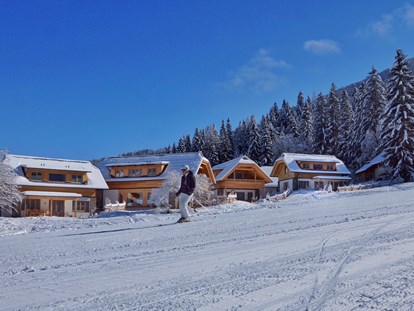 Hüttendorf - Doppelbett - Trattlers Hof-Chalets direkt an der Skipiste / Ski-in & Ski-out - Trattlers Hof-Chalets