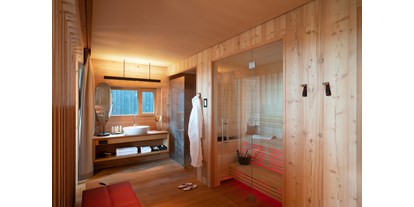 Hüttendorf - Frühstück: Frühstück im Hauptgebäude - Lajen - ADLER Lodge RITTEN private sauna - ADLER Lodge RITTEN