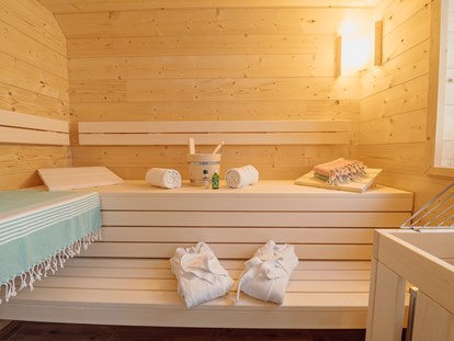 Hüttendorf - Geschirrspüler - alle Chalets verfügen über eine Sauna - Narzissendorf Zloam