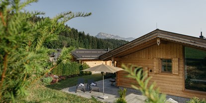 Hüttendorf - Whirlpool: beim Chalet - Tirol - Hygna Chalets
