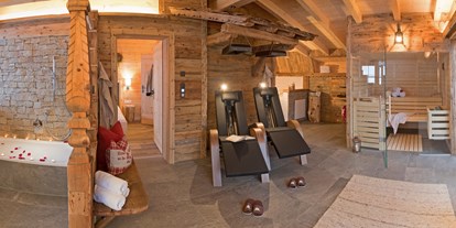 Hüttendorf - Schwerpunkt: Wellnessurlaub - Tirol - Privat Spa im Romantik-Chalet Waldschlössl - Ferienhütten Tirol