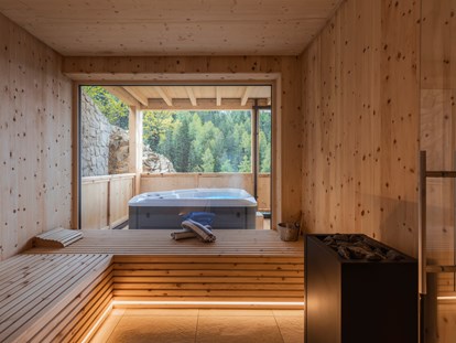 Hüttendorf - zustellbares Kinderbett - Trentino-Südtirol - Amara Luxus Lodge - MOUNTAIN VILLAGE HASENEGG