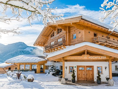 Hüttendorf - Verpflegung: Halbpension - Tirol - Hotel EIngangsbereich - Beim Hochfilzer-Hotel & Premium Chalets ****s