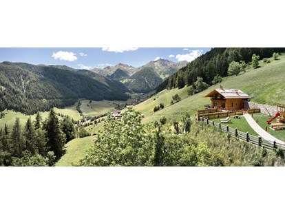 Hüttendorf - Sonnenterrasse - Südtirol - Chalet Brunegg