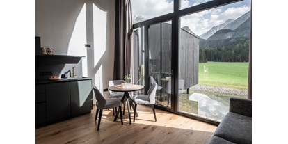 Hüttendorf - Doppelbett - Südtirol - Såndgøld Alpine Glamping