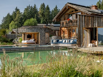 PRIESTEREGG Premium ECO Resort Hütten im Detail Villa WOSSA