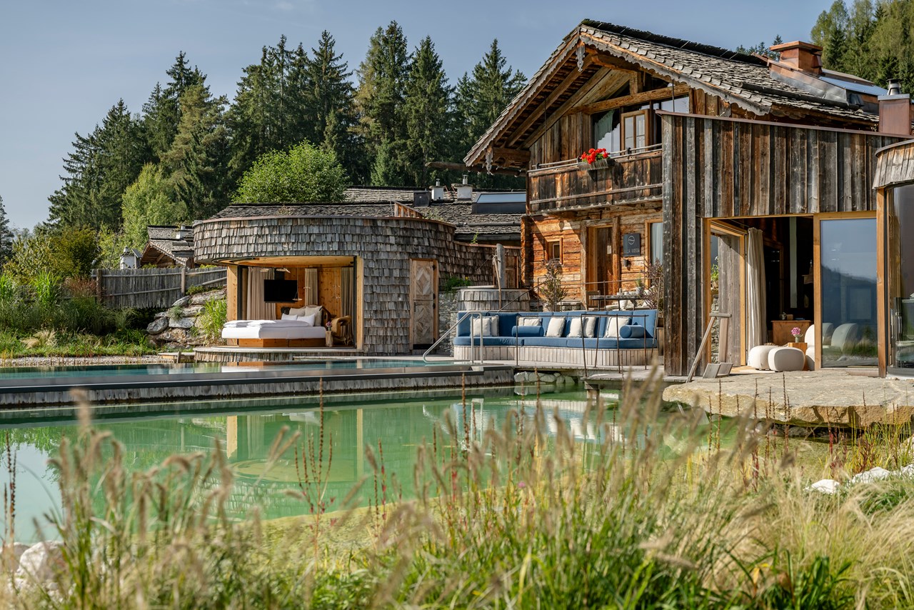 PRIESTEREGG Premium ECO Resort Hütten im Detail Villa WOSSA