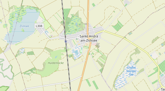 Chaletdorf auf Karte