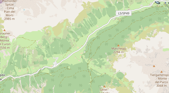 Chaletdorf auf Karte