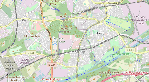 Chaletdorf auf Karte