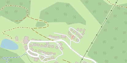 Chaletdorf auf Satellitenbild