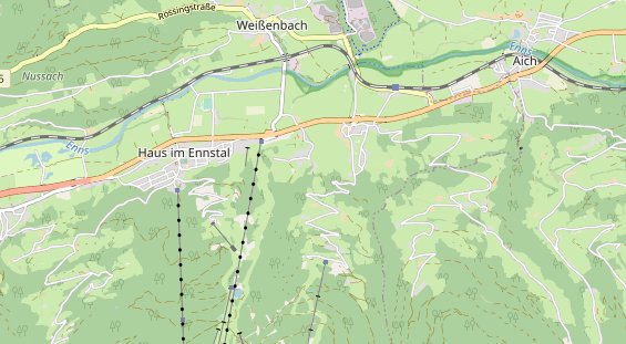 Chaletdorf auf Karte