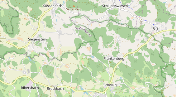 Chaletdorf auf Karte