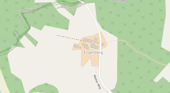 Chaletdorf auf Satellitenbild