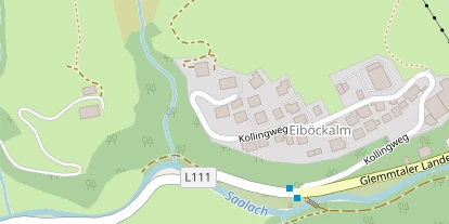 Chaletdorf auf Satellitenbild