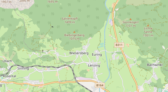 Chaletdorf auf Karte