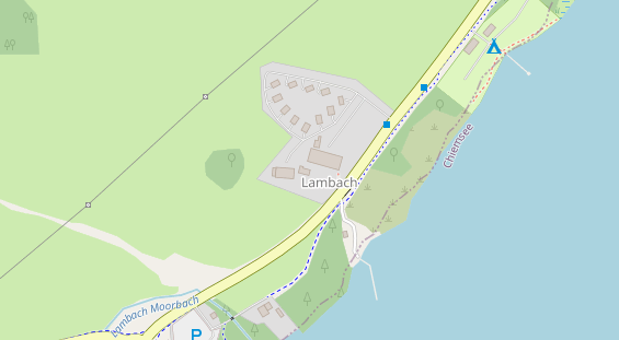 Chaletdorf auf Satellitenbild