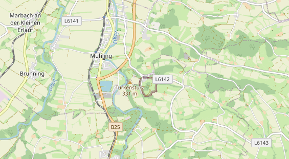 Chaletdorf auf Karte