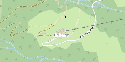 Chaletdorf auf Satellitenbild