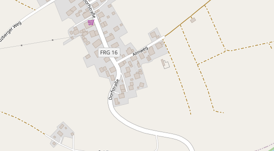 Chaletdorf auf Satellitenbild