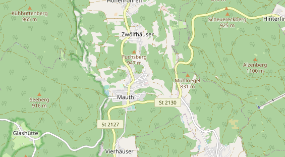 Chaletdorf auf Karte