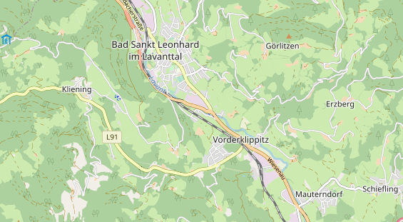 Chaletdorf auf Karte