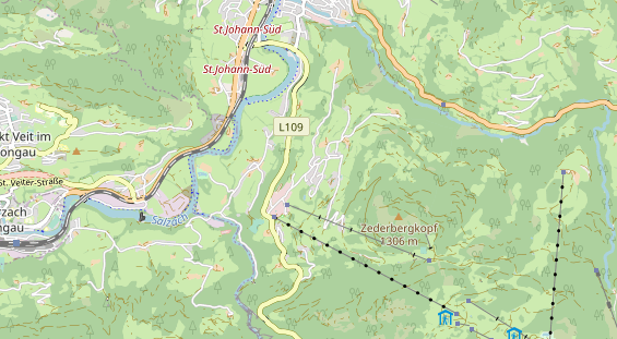 Chaletdorf auf Karte