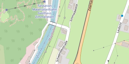 Chaletdorf auf Satellitenbild
