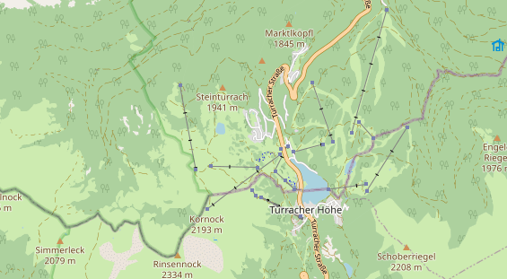 Chaletdorf auf Karte