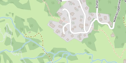 Chaletdorf auf Satellitenbild