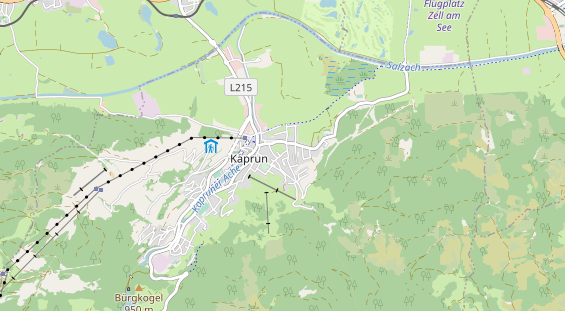 Chaletdorf auf Karte