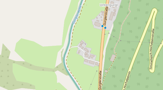 Chaletdorf auf Satellitenbild