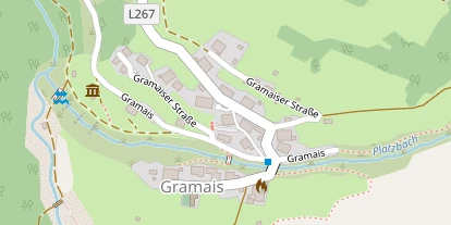 Chaletdorf auf Satellitenbild