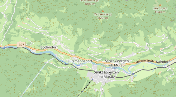 Chaletdorf auf Karte