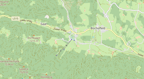 Chaletdorf auf Karte