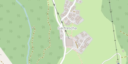 Chaletdorf auf Satellitenbild