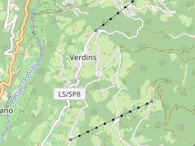 Chaletdorf auf Karte