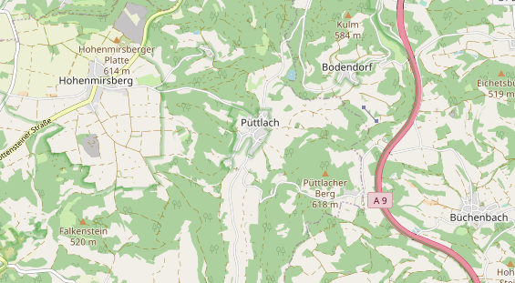 Chaletdorf auf Karte