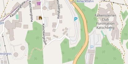 Chaletdorf auf Satellitenbild