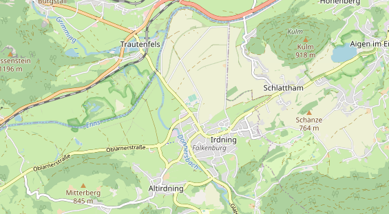 Chaletdorf auf Karte