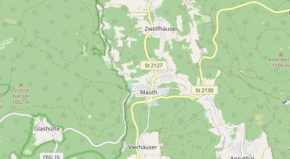 Chaletdorf auf Karte