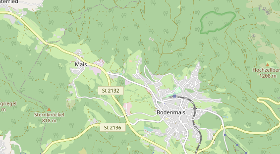 Chaletdorf auf Karte