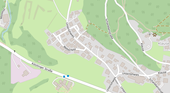 Chaletdorf auf Satellitenbild