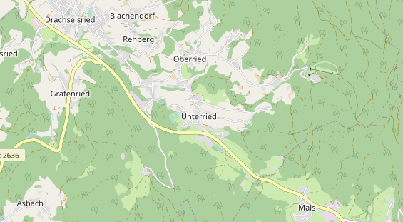 Chaletdorf auf Karte