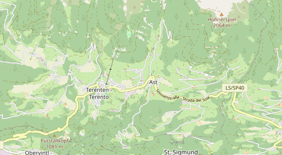 Chaletdorf auf Karte